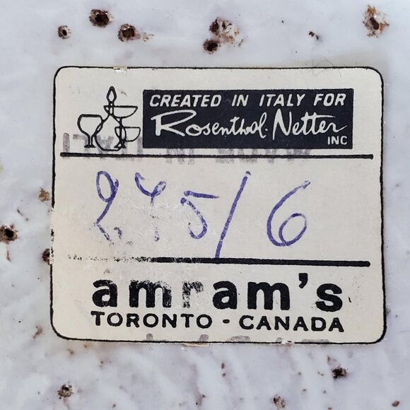 Black And White Bitossi Aldo Londi For Rosenthal Netter Jar With Lid - Picture 6 of 8